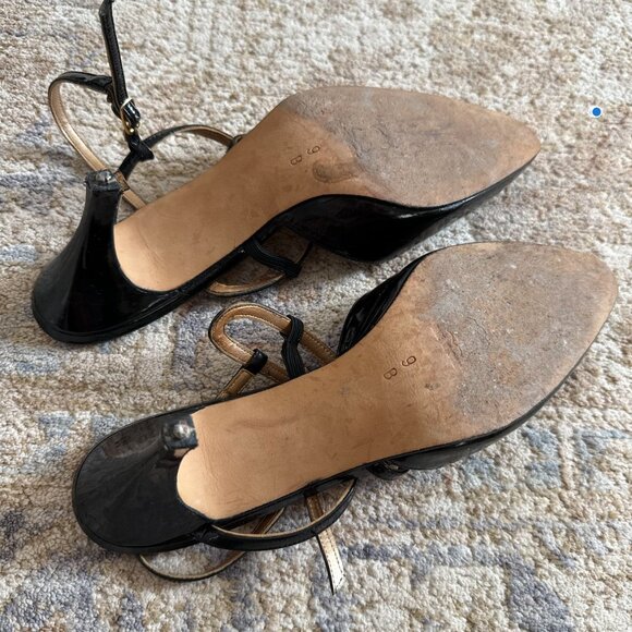 SIZE 8 VINTAGE 90S STRAPPY HEELS - Picture 4 of 4